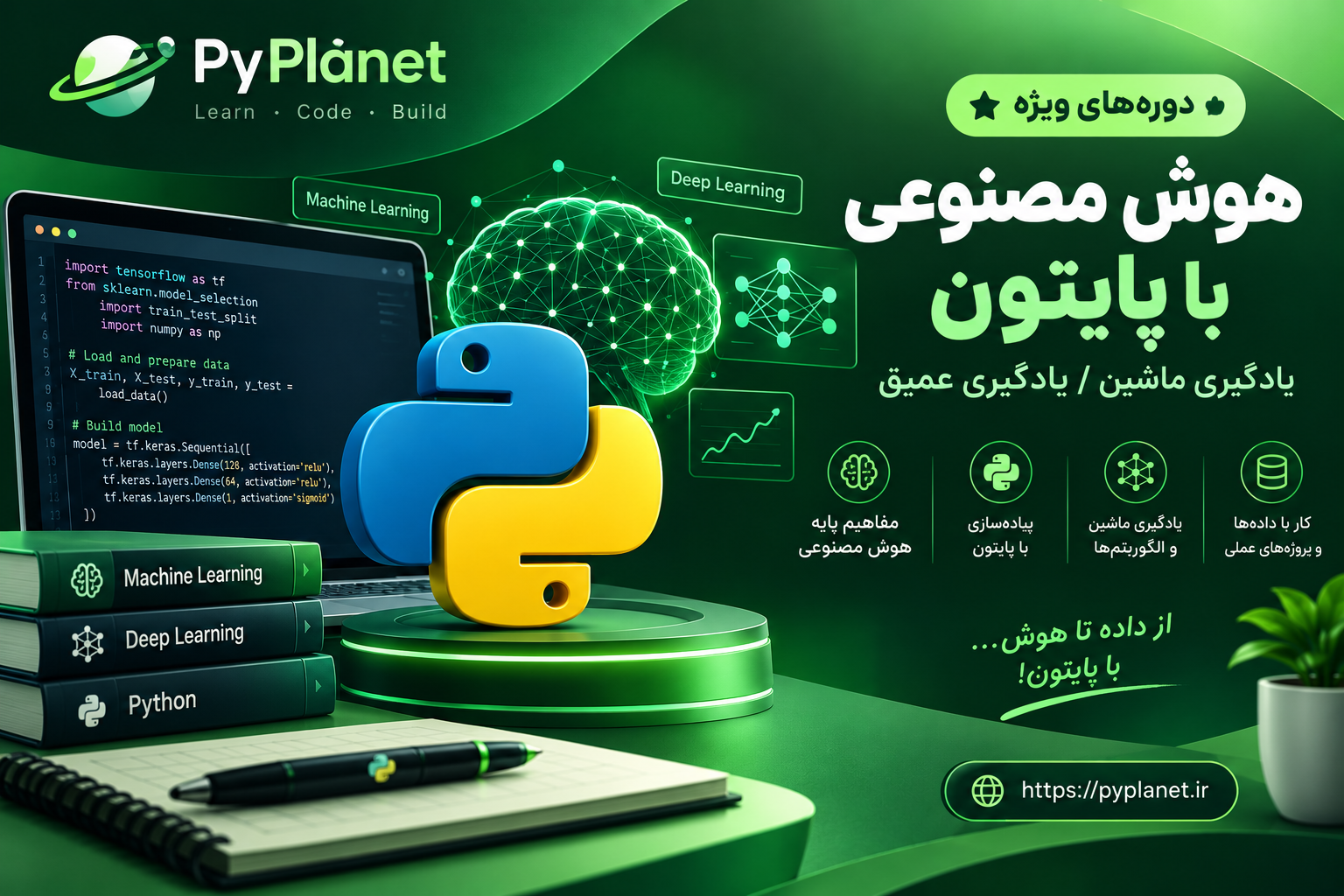 هوش مصنوعی با پایتون